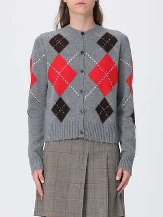 Pinko Cardigan in lana e cashmere con motivo a rombi