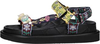 Kurt Geiger Orson Sandal - Dames - Sandalen - Zwart - 36 EU - Schoenen