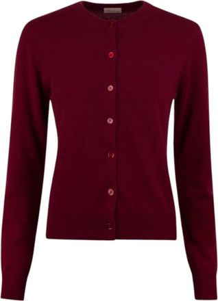 Stenstr&ouml;ms Klassiek Vest - Dames - Cashmere truien - Rood - XL - Kasjmier - Truien & Vesten