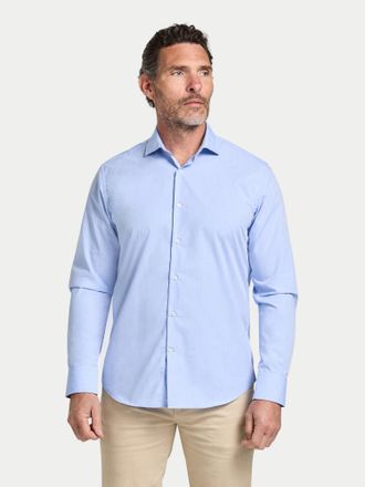 Raging Bull Raging Bull Mens Long Sleeve Premium Dobby Cotton Oxford Shirt / Sky Blue - Size X-Large