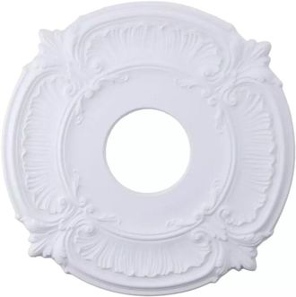 OEM Medall&oacute;n De Ventilador De Techo Redondo Decorativo De Pu De Estilo Europeo Para Decoraci&oacute;n Elegante Del Hogar, Lavadero, Accesorios Decorativos Con An