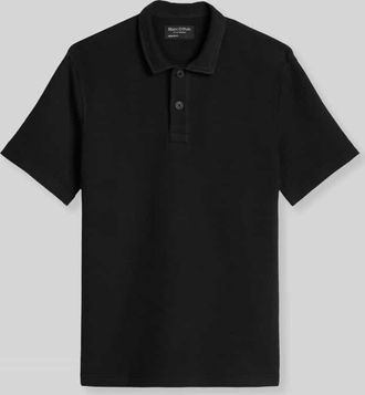 Marc O'Polo Regular Fit Poloshirt aus Baumwoll-Mix in Black, Gr&ouml;&szlig;e XXXL
