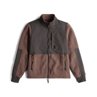 Topo Designs Womens Subalpine Fleece - Peppercorn Charcoal