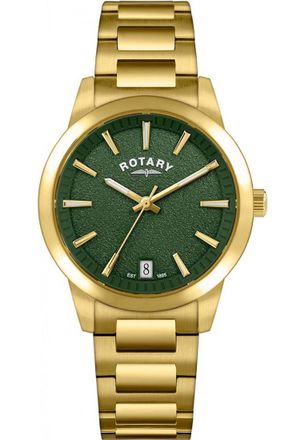 Rotary Womens RLB10016-24 Ladies Heritage Watch - Gold - One Size