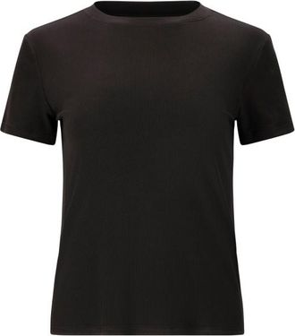 ENDURANCE Tinashe Rib S/S Tee T-Shirt f&uuml;r Damen | schwarz