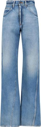 Maison Margiela Classic Blue Jeans with Straight-Leg Cut