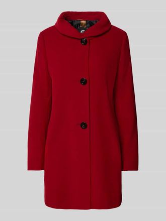 Gil Bret Regular Fit Mantel aus Lanawoll-Mix mit Kaschmir-Anteil in Rot, Gr&ouml;&szlig;e 44