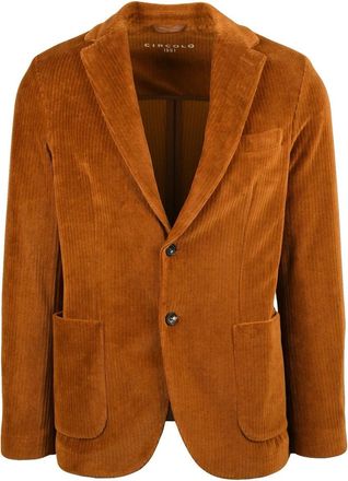 Circolo 1901 Velvet Blazer With Tailored Silhouette And Notched Lapel