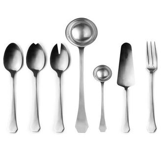Mepra Moretto Serving Set - 7 Pieces in Ice Silver at Nordstrom