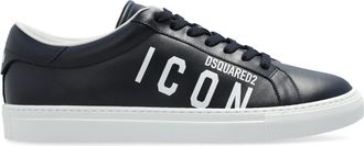Dsquared2 Icon sneakers - men - Calf Leather/Fabric/Leather/Rubber - 45 - Blue