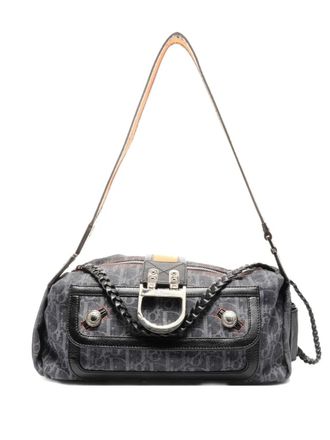 Dior 2005 Trotter shoulder bag - Grey