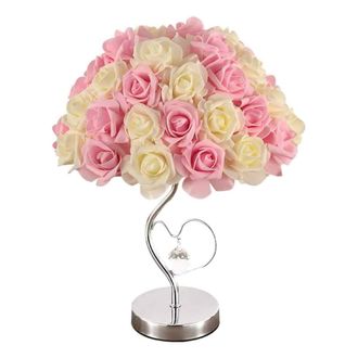 OEM L&aacute;mpara Decorativa Con Forma De Rosa Y Coraz&oacute;n, Luz Suave, Ideal Para Dormitorio Y Sala De Estar, Regalo Para El D&iacute;a De La Madre