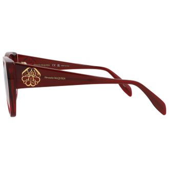 Alexander McQueen AM0284S30009391004 Square-Frame Sunglasses - Red