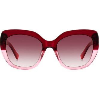 Kate Spade New York winslet 55mm gradient round sunglasses in 092Y-3X at Nordstrom Rack