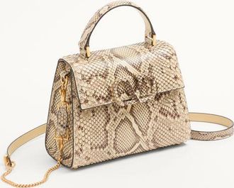 Valentino Garavani Borsa A Mano Piccola Valentino Garavani Vsling In Pitone Donna CREMA/BIANCO UNI