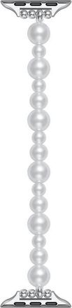Posh Tech Maeve 38mm Imitation Pearl Apple Watch Bracelet Watchband, 42mm in White at Nordstrom