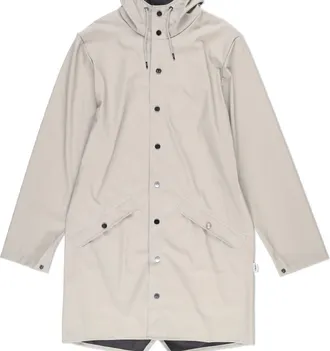 Rains Long Hooded Jacket Size S