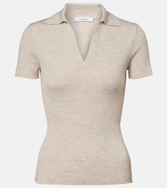 Max Mara Polo Albero in maglia di lana a coste