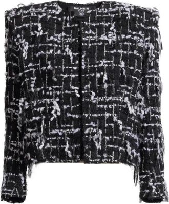 Balmain Mujer, Chaquetas, Negro, Talla: S