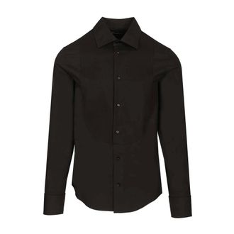 Burberry Townsend Cufflinks Shirt - male - Burberry - Casual Shirts - Black - 4XL - Shirts