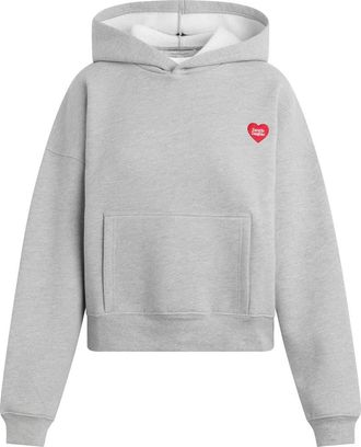 Favorite Daughter Heart Logo Hoodie in Heather Grey at Nordstrom, Size X-Small