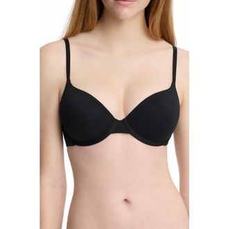 Skarlett Blue Insider Convertible T-Shirt Bra in Black at Nordstrom, Size 34Ddd
