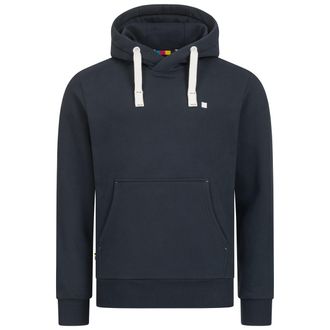 Deproc Kapuzensweatshirt DEPROC ACTIVE LinusCMYK II MEN, Herren, Gr. XXXL (58), blau (navy), 50% Baumwolle; 50% Polyester, bequem, angesetztes B&uuml;ndchen, Swea