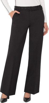 Liverpool L.A. Kelsey Dress Pants Women Black Mid Rise Wide Leg GBO3775