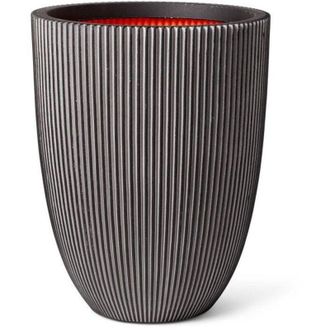 Capi Vaso Elegante Groove 46x58 Cm Antracita 445501