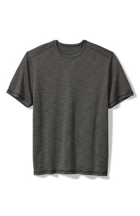 Tommy Bahama Paradise Isles IslandZone Performance T-Shirt in Coal at Nordstrom, Size X-Large