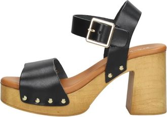 Red-Rag Sandalen Hak - Dames - Sandalen met hakken - Zwart - 40 EU - Schoenen