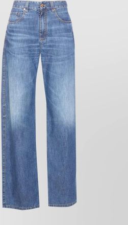 Brunello Cucinelli denim straight-leg jeans