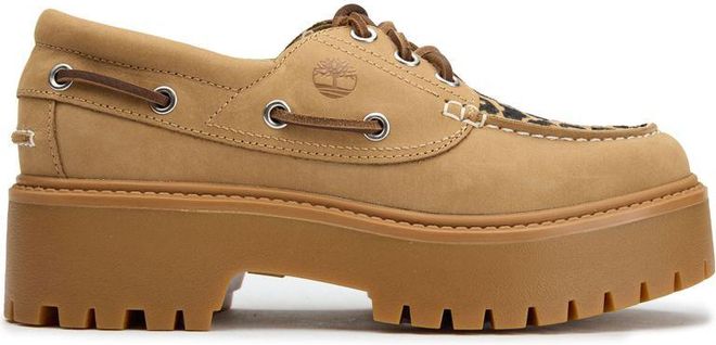 Womens Stone Street Shoes - Natural Nubuck - Size UK 6