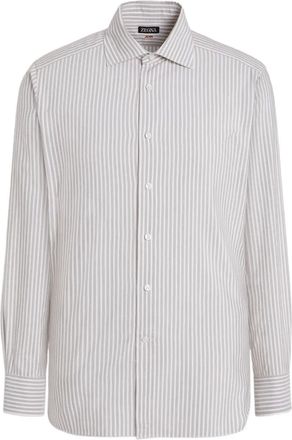Ermenegildo Zegna Camicia a righe - Grigio