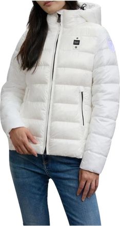 Blauer Parka - Dames - Winterjassen - Wit - XL - Leer - Jassen