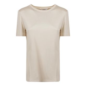 Max Mara Dames, Tops, Beige, Maat: L Zijde