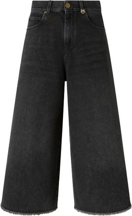 Pinko Jeans con orlo sfrangiato - Nero