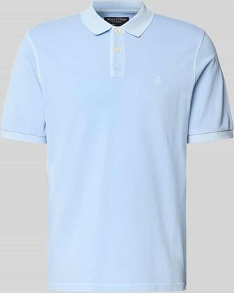 Marc O'Polo Regular Fit Poloshirt aus reiner Baumwolle in Hellblau, Gr&ouml;&szlig;e XXXL