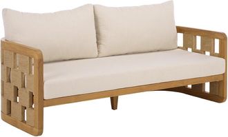 Safavieh Couture Skipper Teak Patio Sofa