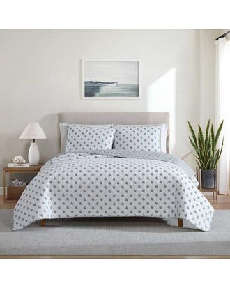 Nautica Coral Beach Reversible Quilt Set