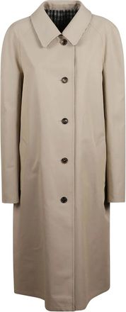 Miu Miu button-fastening collared coat - Neutrals