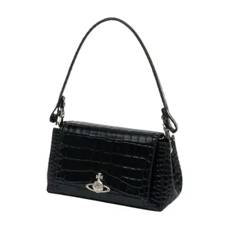 Vivienne Westwood Womens Hazel Medium Purse Leather Black Calfskin Bags Handbags-purses