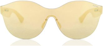 Retro Superfuture TUTTOLENTE JLO Mens Sunglasses Yellow Size 157