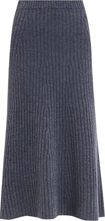 Twinset Donna, Gonne, Blu, M, new