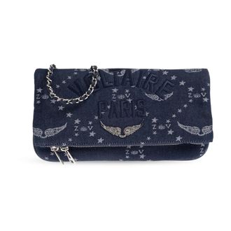 Zadig&Voltaire Cross Body Bags, female, Blue, Size: ONE SIZE Rock Shoulder Bag