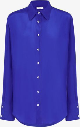 Serena Bute Oversized Shirt - Sapphire Blue
