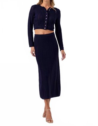 Sundays Adrine Cardigan In Navy