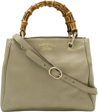 Gucci Bamboo Small Shopper Handbag (Authentic Pre-Loved)