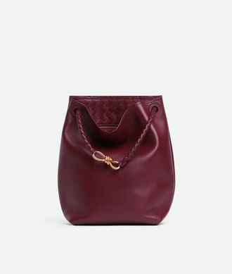 Bottega Veneta Andiamo Bucket - Bordeaux - Woman - 100% Calfskin