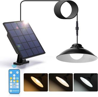 OEM L&aacute;mpara Solar Para Au&szlig;en 50w Led Luz Solar Aussen Mit Mit Fernbedienung Ip65 Solar Au&szlig;enleuchte Einstellbare Farbtemperatur 3000k/4000k/6500k, L&aacute;mpara
